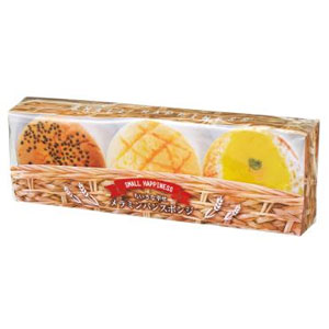 ちいさな幸せ　メラミンパンスポンジ3個組