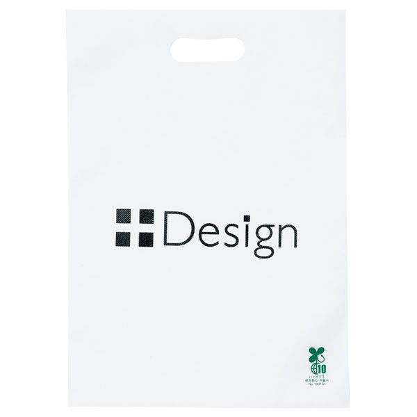 バイオマス不織布A4バッグ1枚(白)