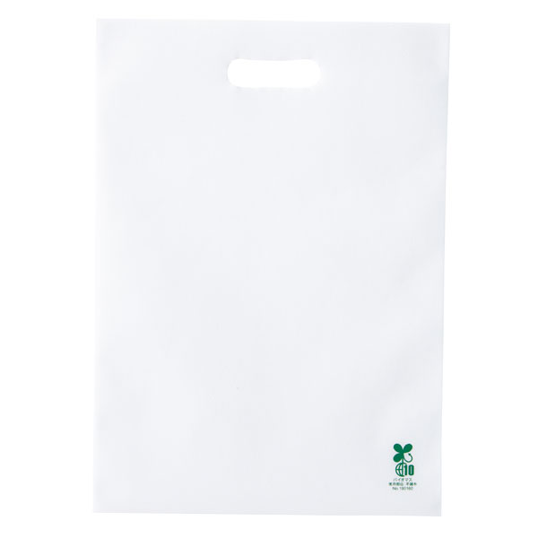 バイオマス不織布A4バッグ1枚(白)
