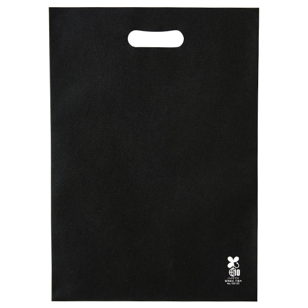 バイオマス不織布A4バッグ1枚(黒)