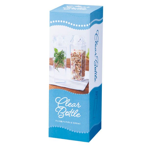 パック型クリアボトル500ml【グッズストアドットネット】人気