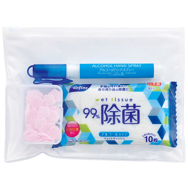 備えて安心　衛生対策4点セット