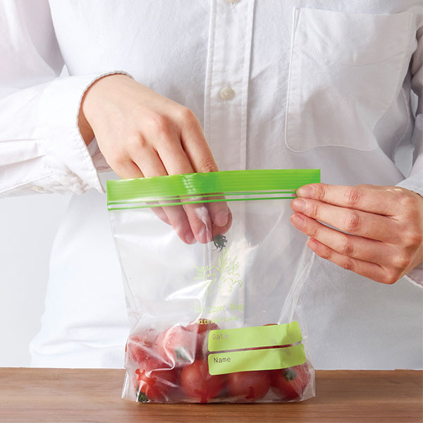 地球にやさしいジッパーバッグ10枚　#CO2排出権付