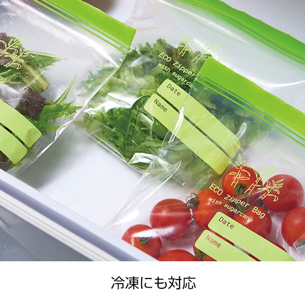 地球にやさしいジッパーバッグ10枚　#CO2排出権付