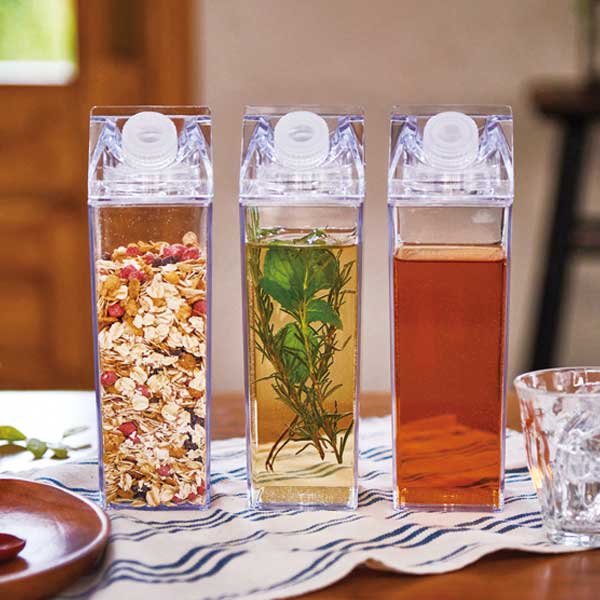 パック型クリアボトル500ml