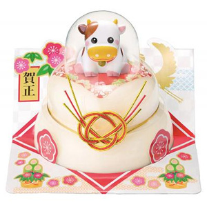 お鏡餅　福招き　干支160g