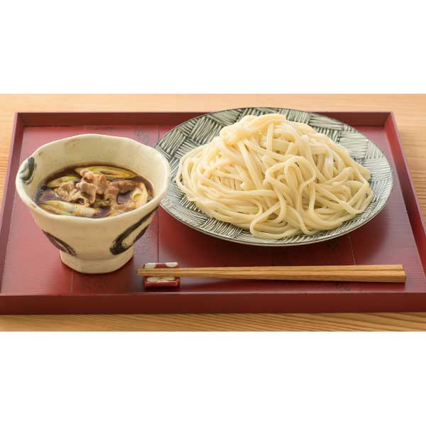 埼玉名物　肉汁うどん三人前