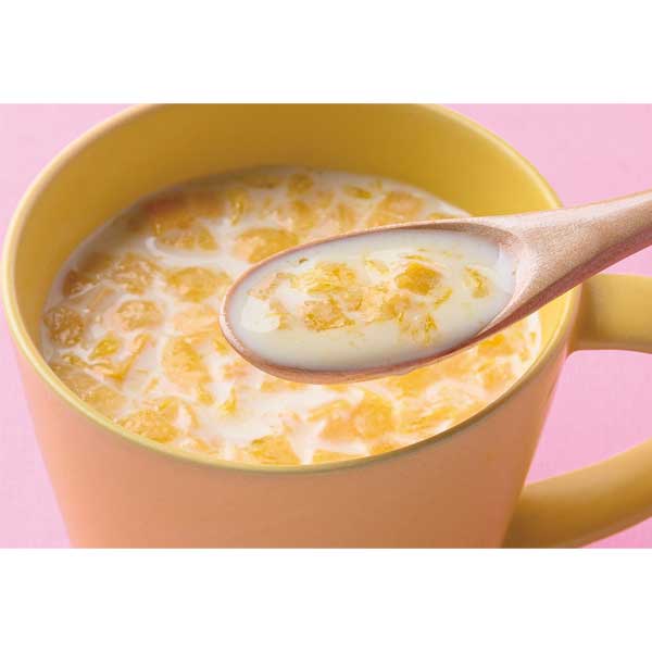 牛乳でつくる飲むデザート　ザク切りももミックス2食