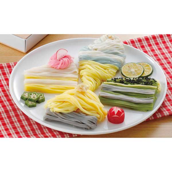 いろいろそうめん7色