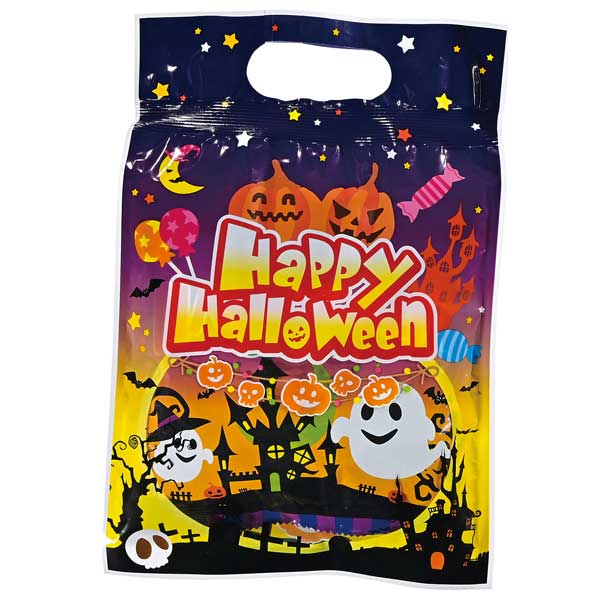 ハロウィン手提袋入お菓子3点