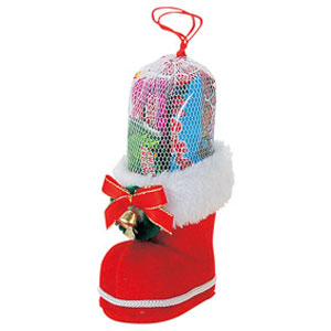 クリスマス　カラフルミニブーツ