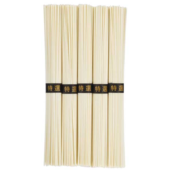 感謝 味わい涼麺 縁の白糸5束つゆ付