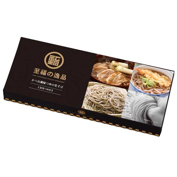 至福の逸品 かつお風味つゆの生そば2食組