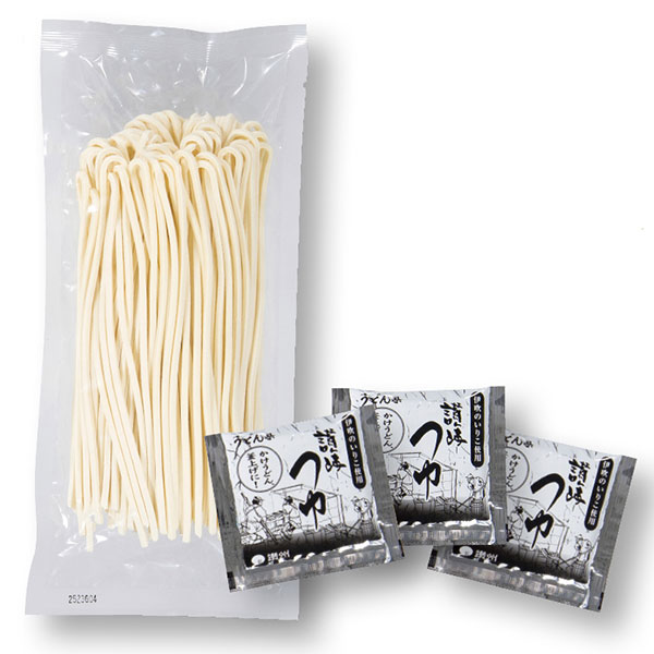 至福の逸品　綾織り製法熟成半生讃岐うどん3人前　伊吹のいりこだし極旨つゆ付