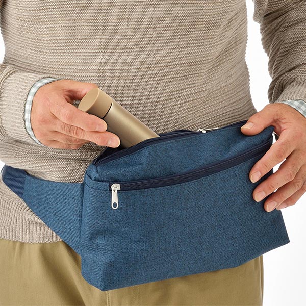 真空ステンレス　ポケットボトル(シャンパンゴールド)