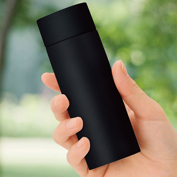 真空ステンレス ポケットボトル(ブラック)