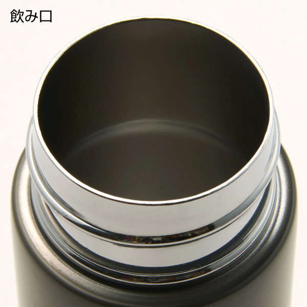 真空ステンレスサーマルポケットボトル120ml(グレー)