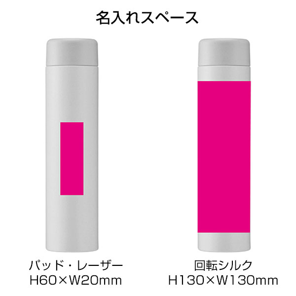 ストッパー付き真空ステンレススリムボトル200ml 1本
