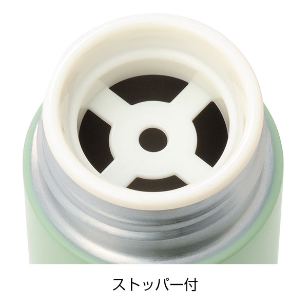 ストッパー付き真空ステンレススリムボトル200ml 1本