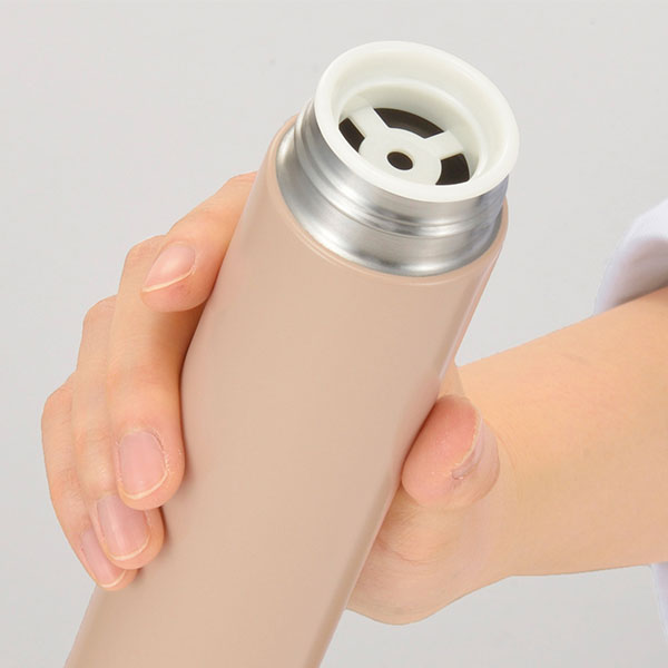 ストッパー付き真空ステンレススリムボトル200ml 1本