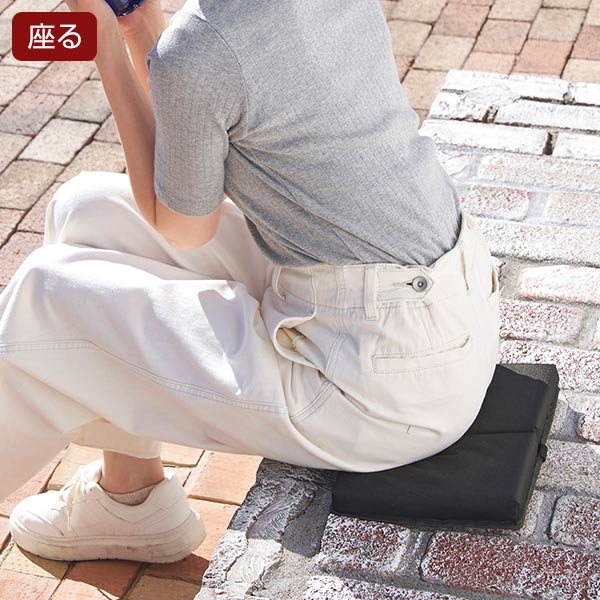 折りたたみクッションまくら