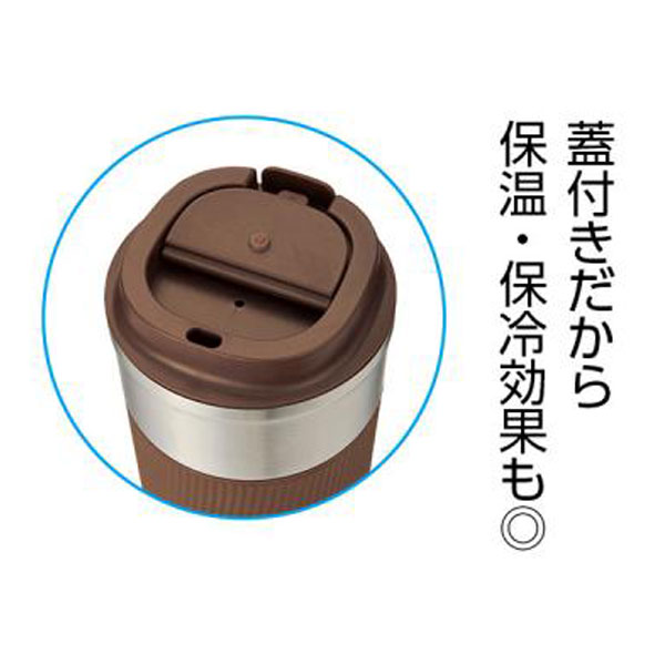 蓋付き真空ステンレスタンブラー