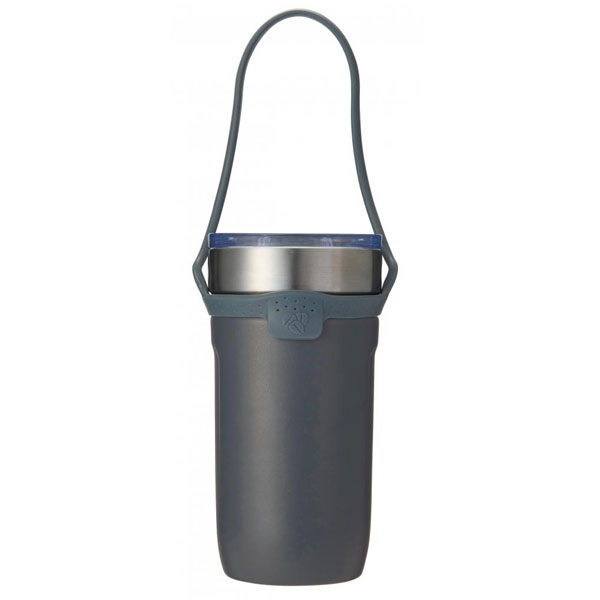 ハンドル付き真空ステンレスタンブラー550ml(グレー)