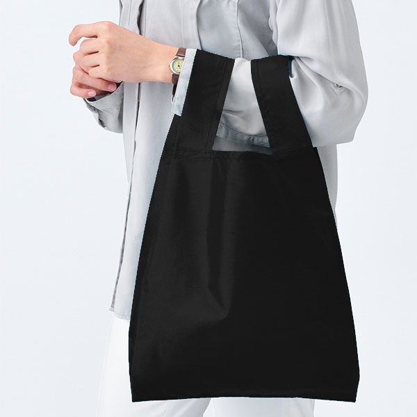 Ecolor　折りたたみマイバッグ(ブラック)