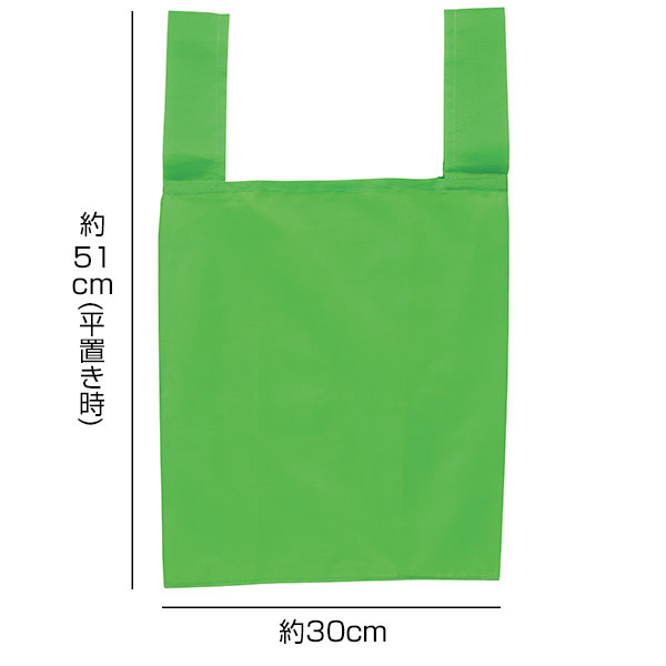 Ecolor　折りたたみマイバッグ(グリーン)