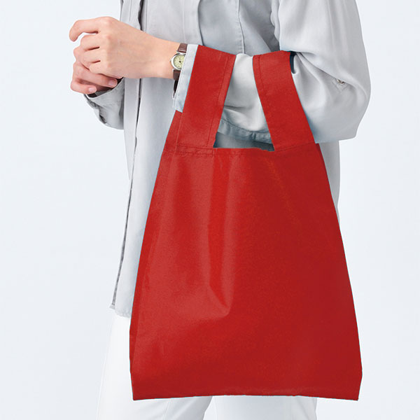 Ecolor　折りたたみマイバッグ(レッド)