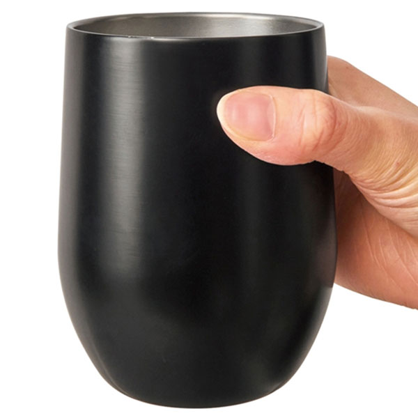 真空ステンレスサーモタンブラー390ml1個(ブラック)