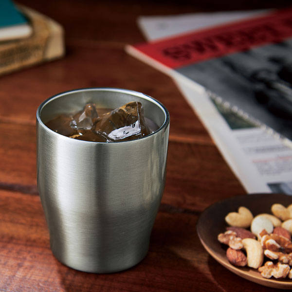 真空ステンレスカラータンブラー350ml(シルバー)