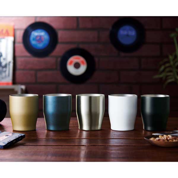 真空ステンレスカラータンブラー350ml(シルバー)