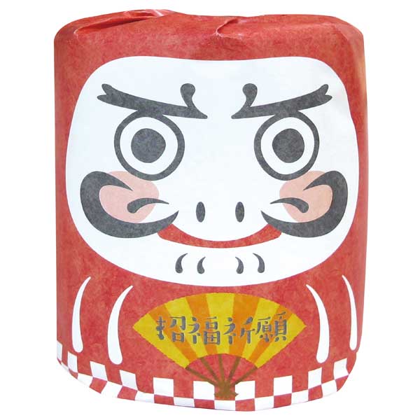 招福ダルマトイレットロールダブル(30m)