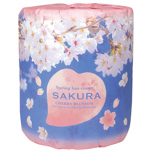 桜プリントトイレットロールダブル(30m)