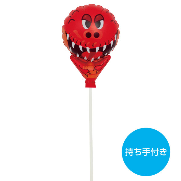 恐竜手持ちバルーン　ティラノサウルス(レッド)