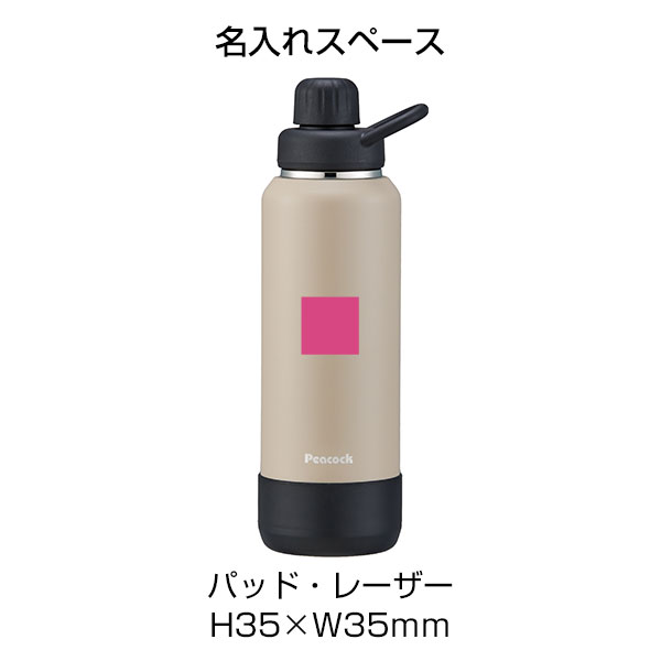 【名入れ可能】ピーコック ダイレクト(炭酸対応)ボトル 1.0L