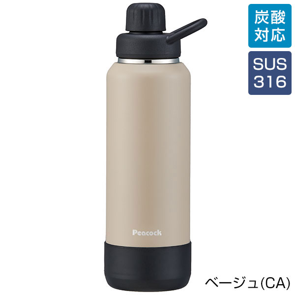 【名入れ可能】ピーコック ダイレクト(炭酸対応)ボトル 1.0L