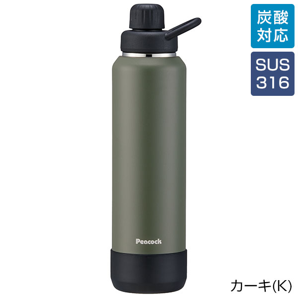 【名入れ可能】ピーコック ダイレクト(炭酸対応)ボトル 1.2L