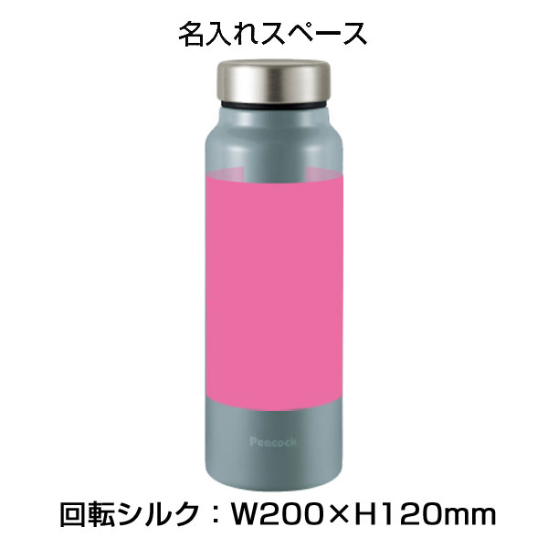 【名入れ可能】ピーコック マグ（スクリュー）ボトル600ml/AKY-60