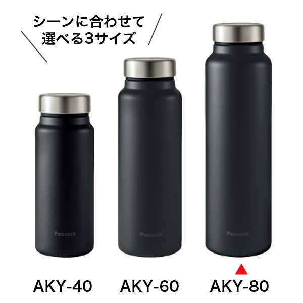 【名入れ可能】ピーコック マグ（スクリュー）ボトル800ml/AKY-80