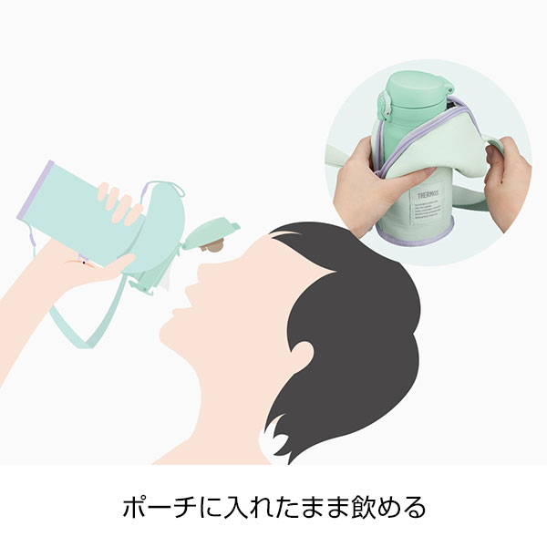 サーモス 保冷マイボトルポーチ 500ml