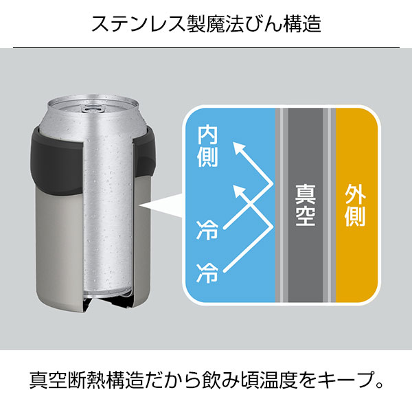 【名入れ可能】サーモス 保冷缶ホルダー 350ml