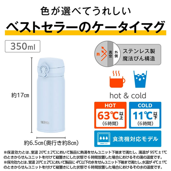【名入れ可能】サーモス　真空断熱ケータイマグ 350ml