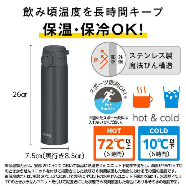 【名入れ可能】サーモス 真空断熱ケータイマグ 750ml