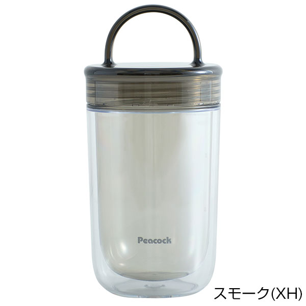 【名入れ可能】ピーコック クリアボトル(ダブルウォール)スクリュー 0.34L
