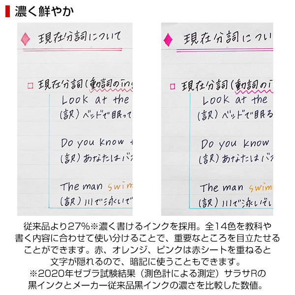 【ZEBRA ゼブラ】サラサR 0.4